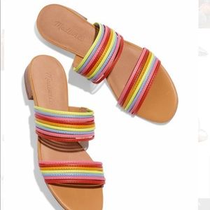 The Meg Slide Sandal in Leather